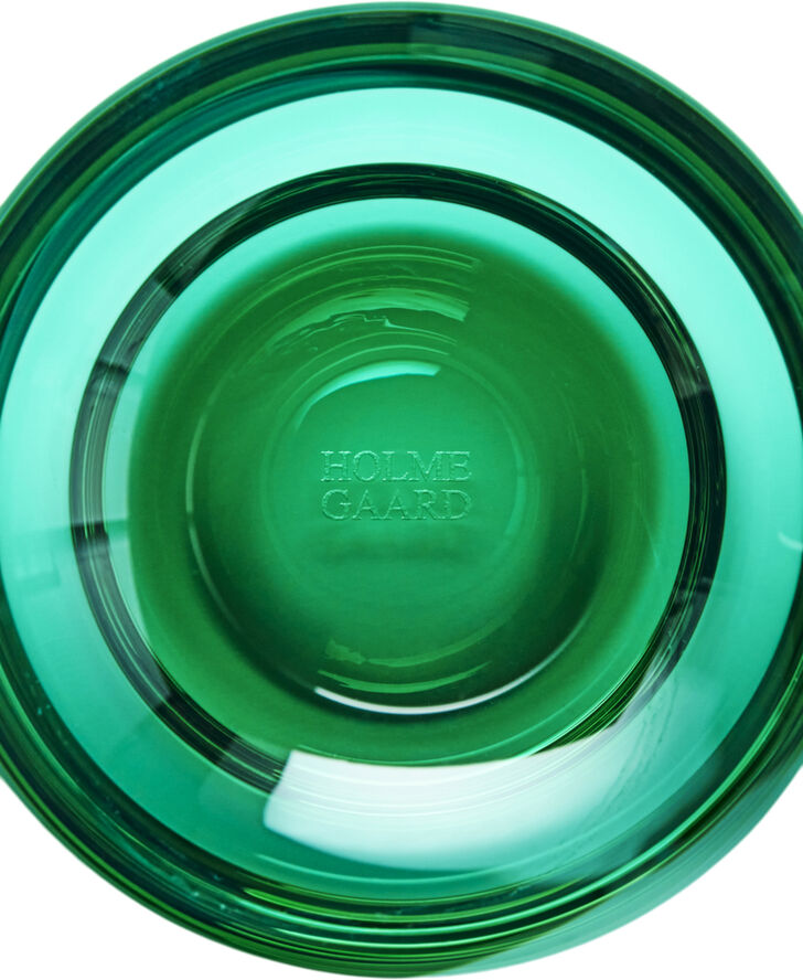 Holmegaard Flow Vandglas 35 cl emerald green Grøn