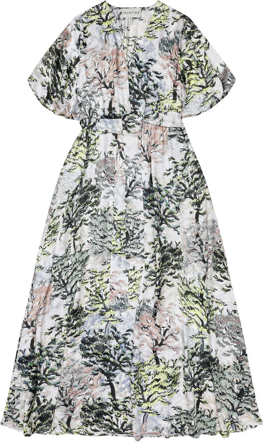 MUNTHE VENCER Silk Blend Dress Dust green