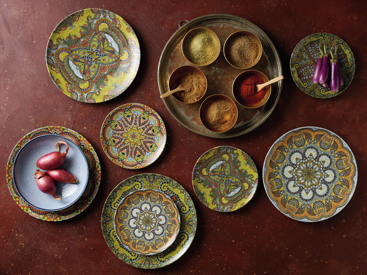 Arthur Krupp Tellerset Mandala 12-tlg.