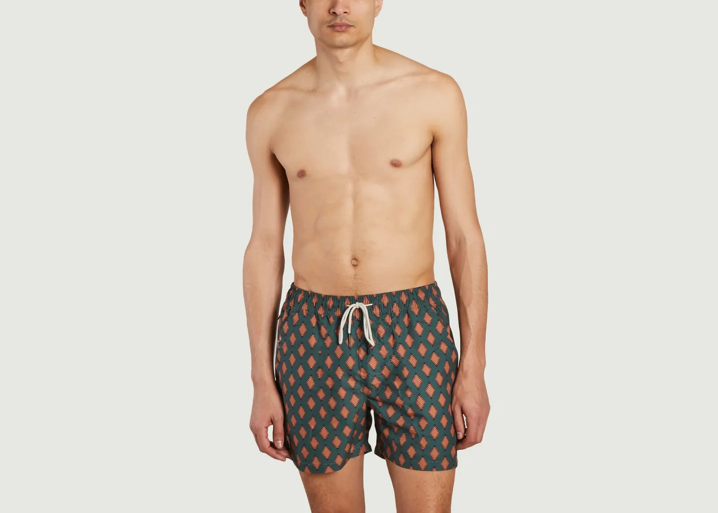 Short de bain motif géométrique Smokin Rustic OAS company