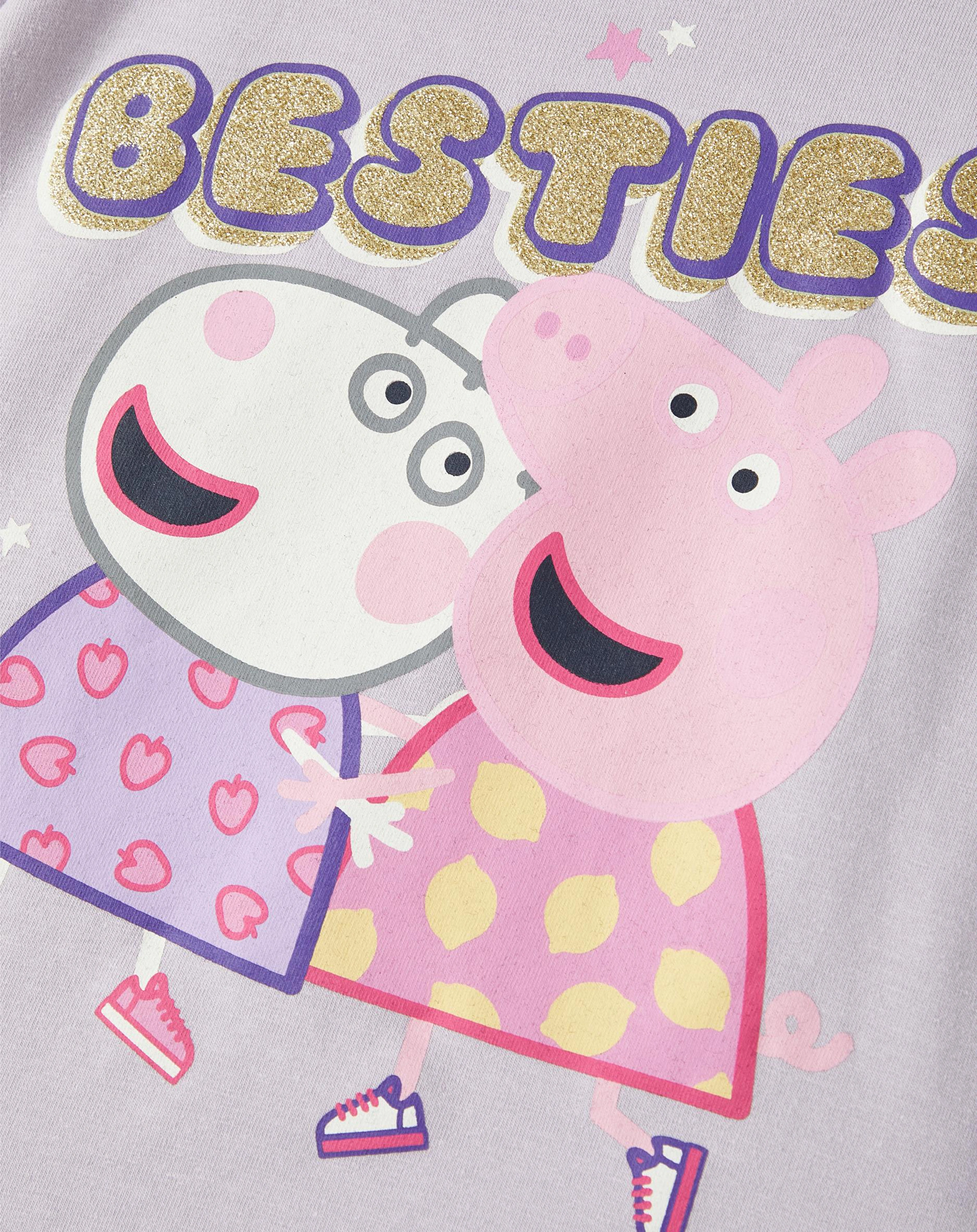 Langarmshirt NMFNORA PEPPAPIG in orchid petal