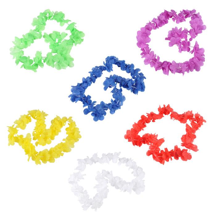 COLLIERS HAWAI JAUNE VIOLET BLEU BLANC ROUGE VERT