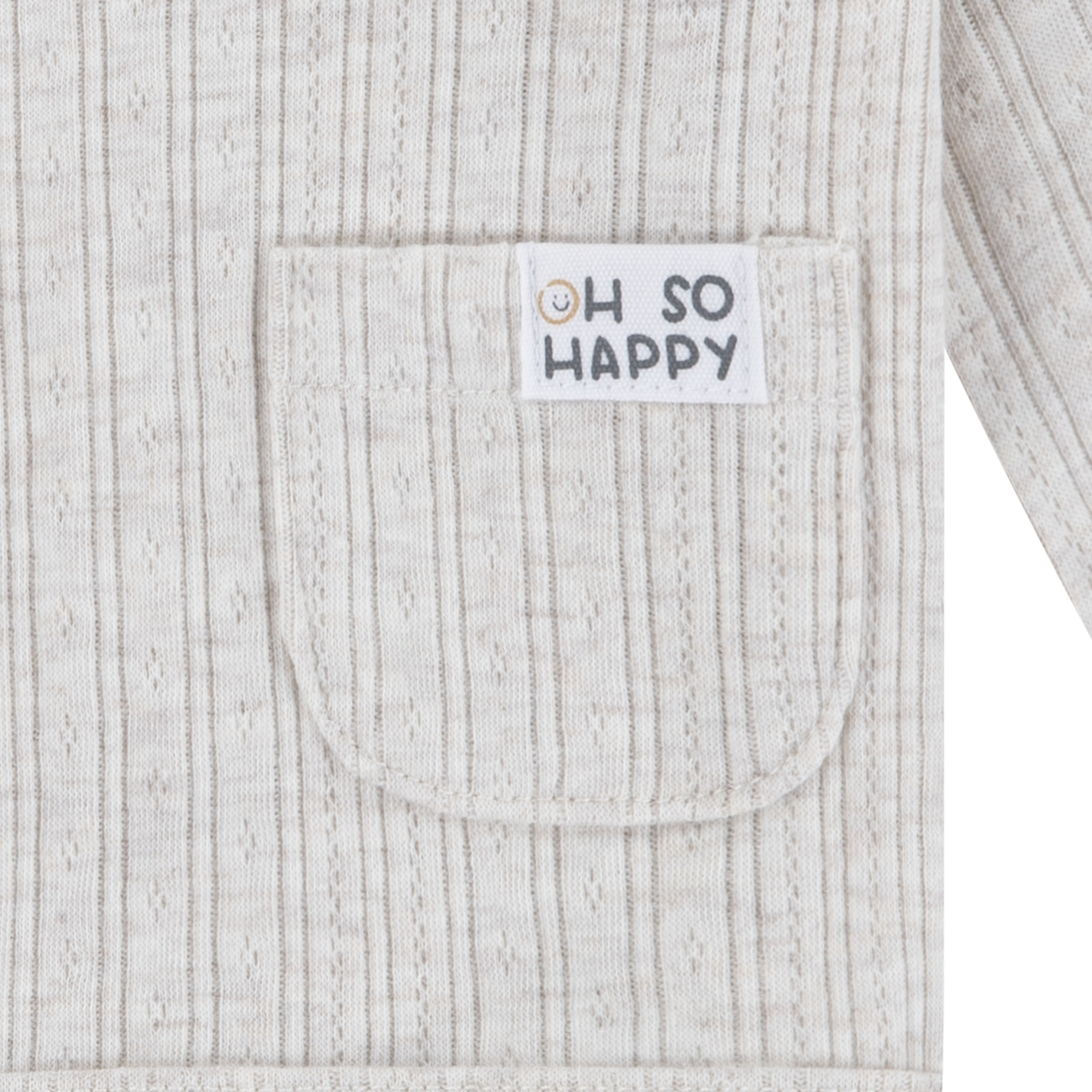 HUGGIES babywear Langarmshirt & Hose, 3 Stk. mit Rippstruktur