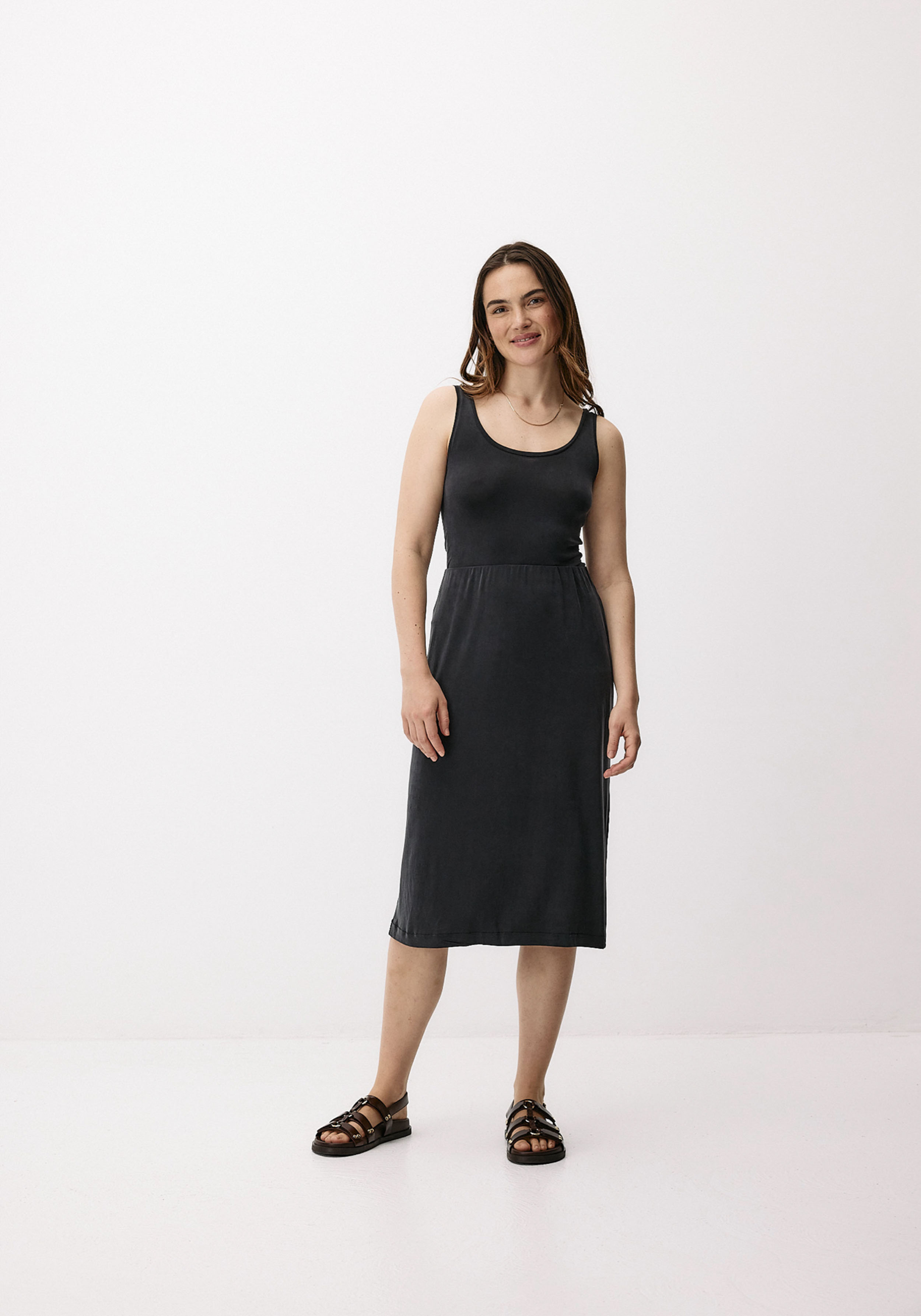 Moya Kala Cupro Tank Top Graphite
