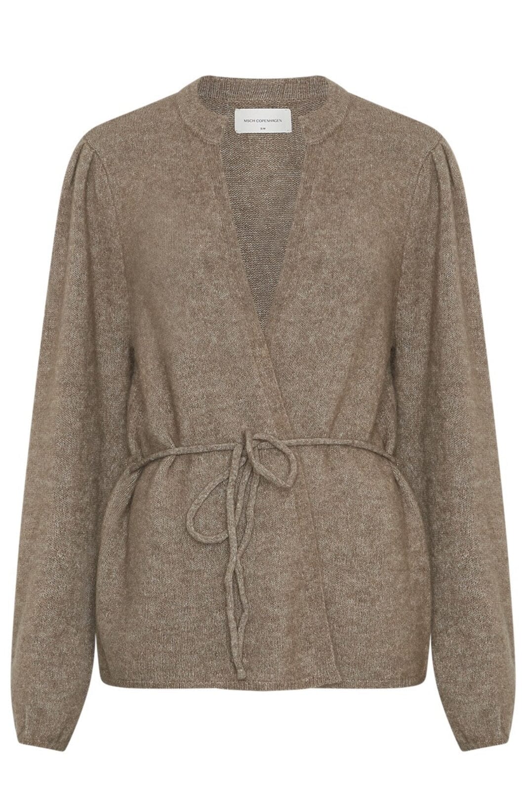 MSCH Copenhagen Mschgustel Hope Wrap Cardigan walnut melange