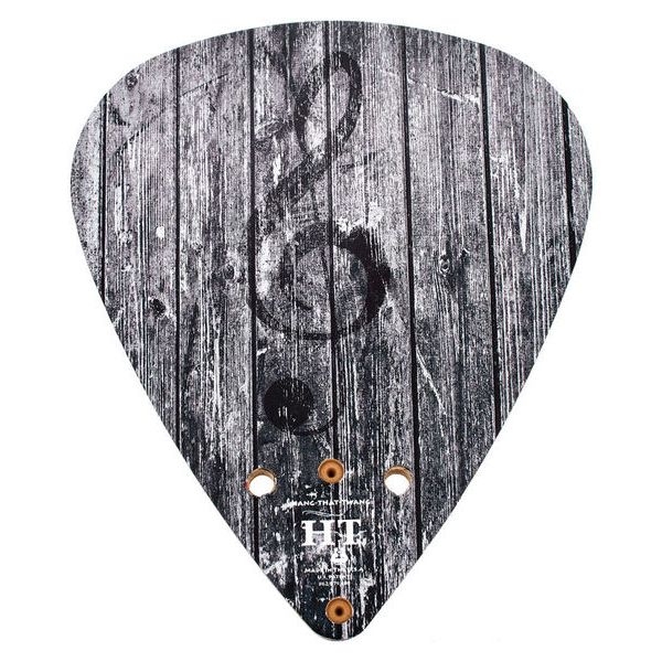 Hang that Twang Guitar Wallhanger Wood Clef
