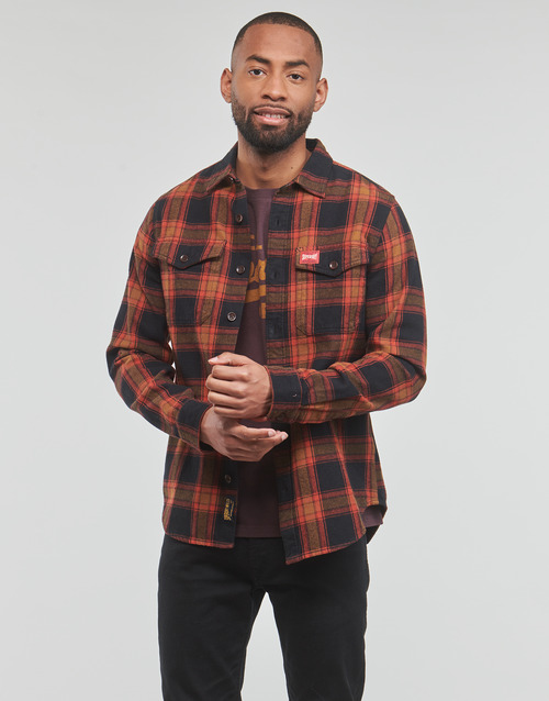 Superdry - COTTON WORKER CHECK SHIRT Multicolor