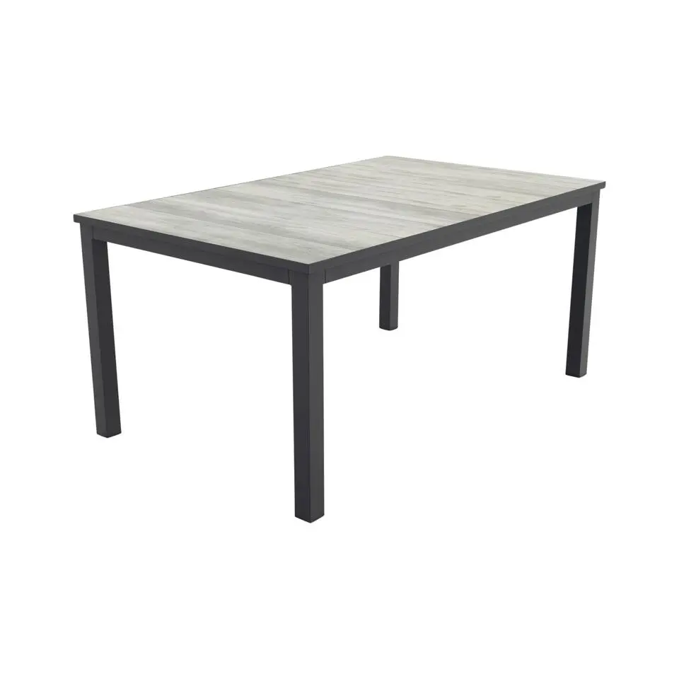 Hartman Comino dining tuintafel 163x105 cm. - Keramiek/Grijs