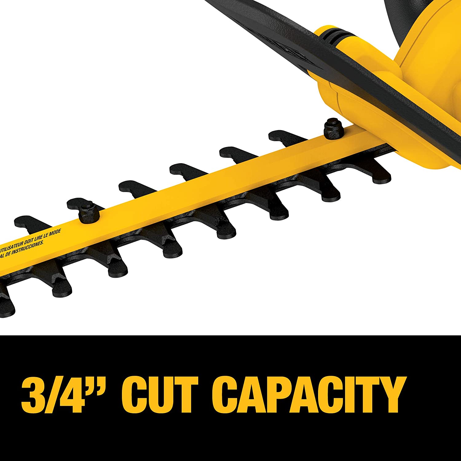 Cortador de cerca viva sem fio DEWALT 20V MAX, 5,0 AH, 22 polegadas (DCHT820P1)