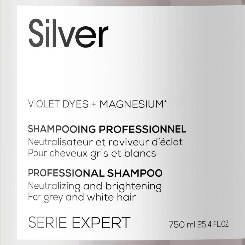 Shampooing déjaunissant Silver 750 ml