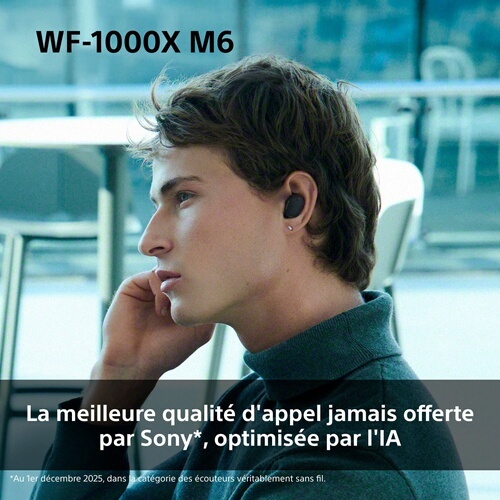 Ecouteurs Sony WF-1000XM6 NOIR