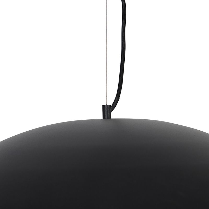 Vintage hanglamp zwart met goud 60 cm - Emilienne