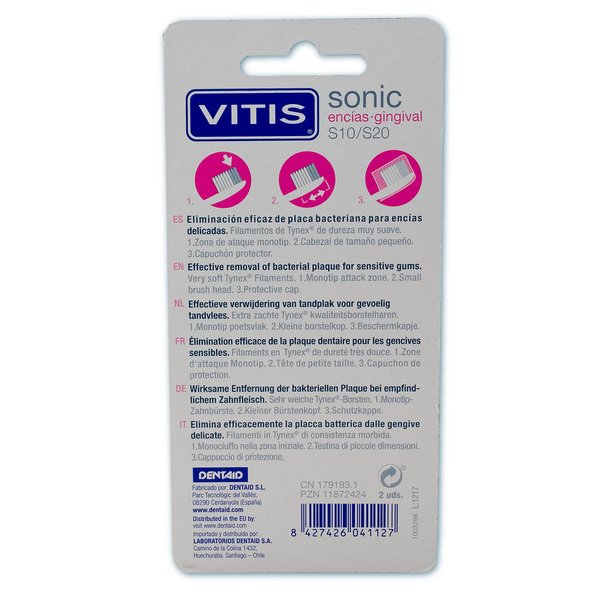 VITIS sonic Gingival Bürstenkopf (2 Stk.)