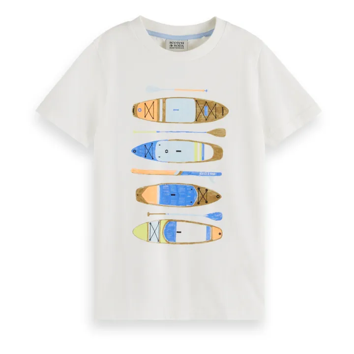 Scotch & Soda T-shirt Artwork | Blanc