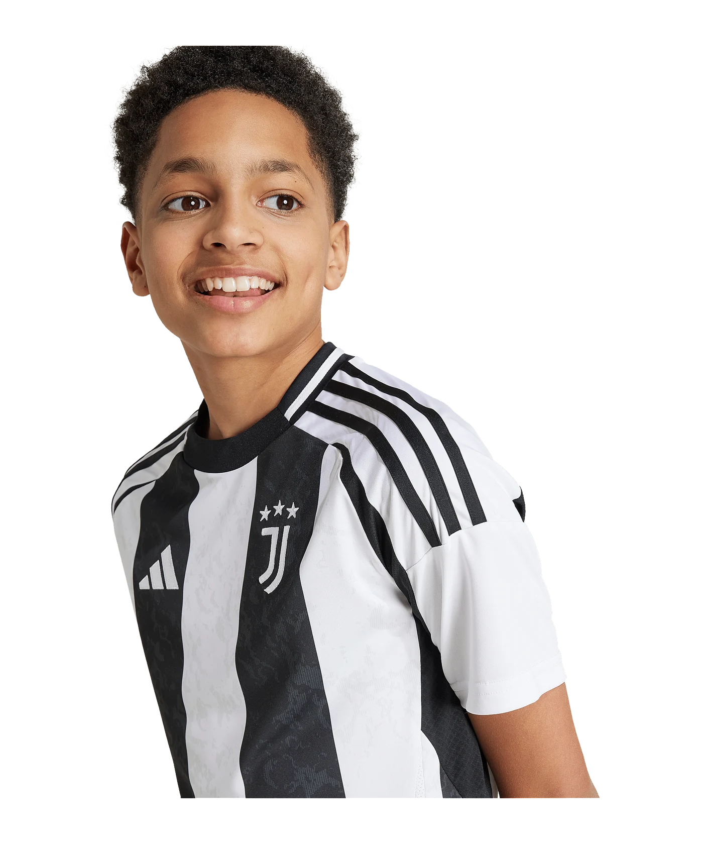 adidas Juventus Turin Trikot Home 2024/2025 Kids Weiss