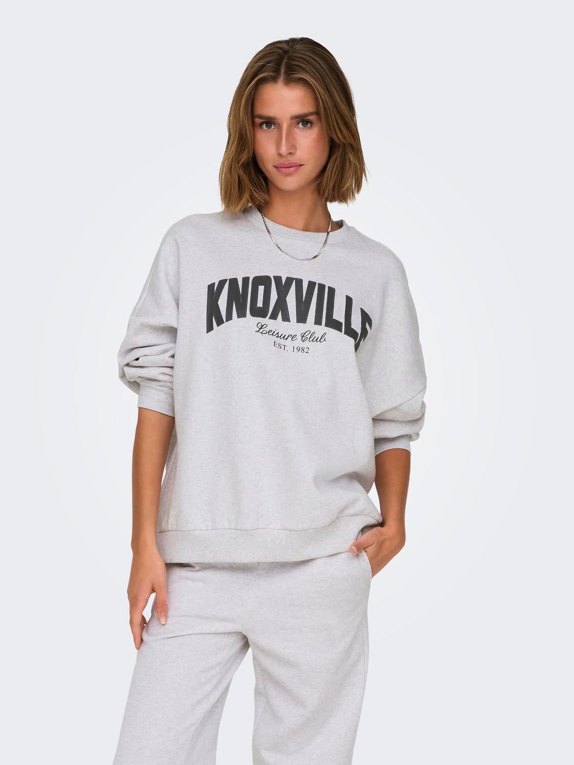 ONLDEBORAH Sweatshirt Light Grey Melange