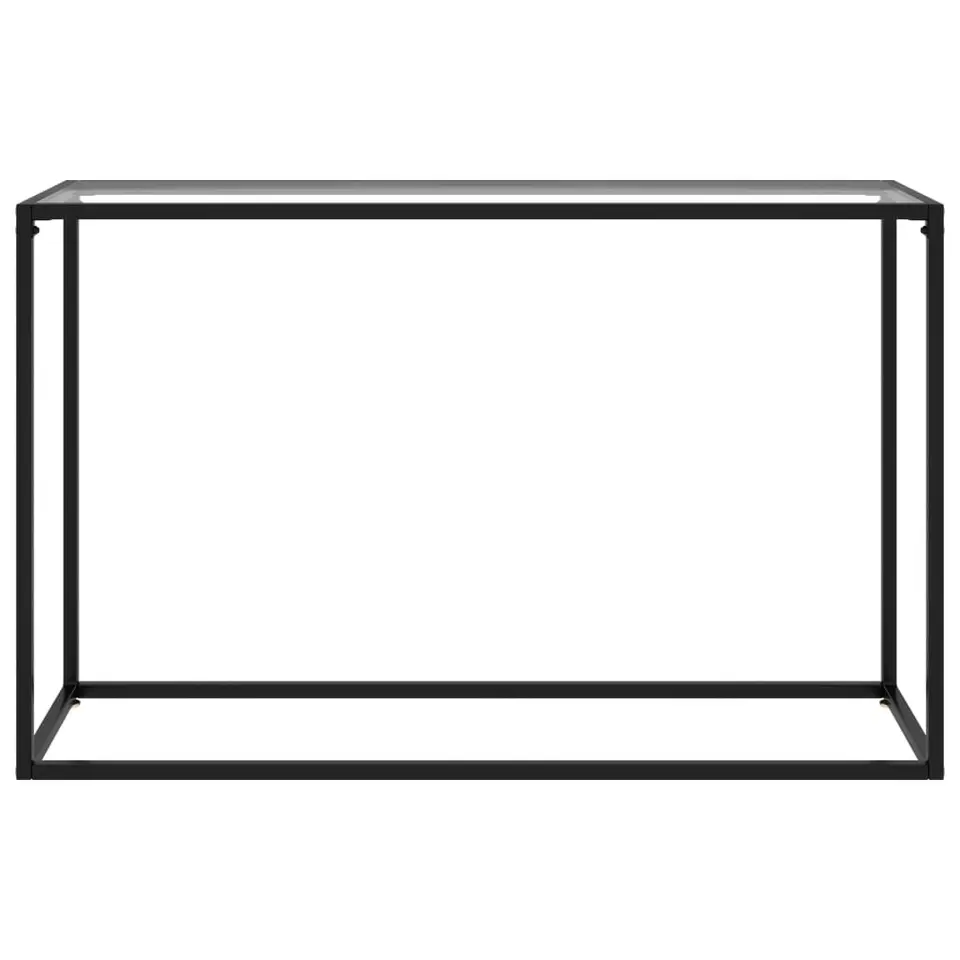 vidaXL - Wandtafel - Transparent - Glas - 120 x 35 x 75 cm