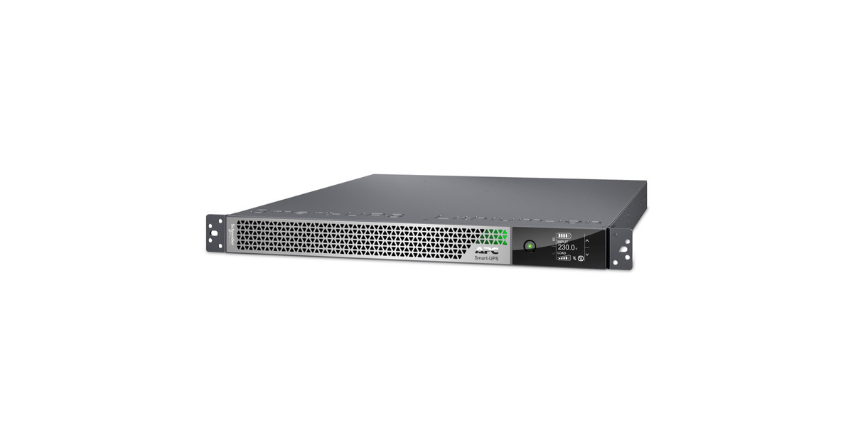APCSmart-UPS Ultra On-Line 2200VA Li-ion SRTL2KRM1UIC ups  (Donkergrijs/zilver, 2200 W, 1U, 3x C13 + 2x C19, SmartConnect, verlengde runtime, met rail-kit)