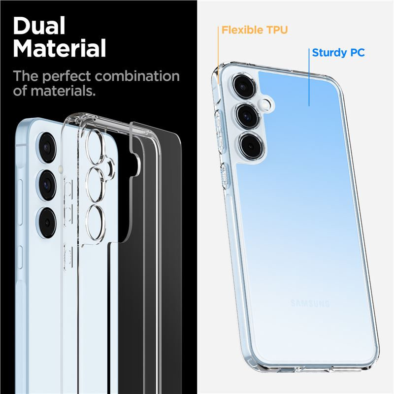 Samsung Galaxy A55 Ultra Hybrid Case Hülle (ACS07528) - Transparent