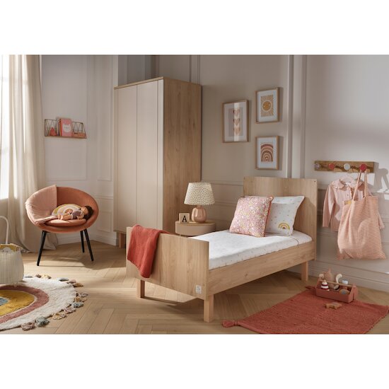 Solène Lit 70x140 évolutif   Beige cendré        70 x 140 cm   de               Sauthon Baby's Sweet Home