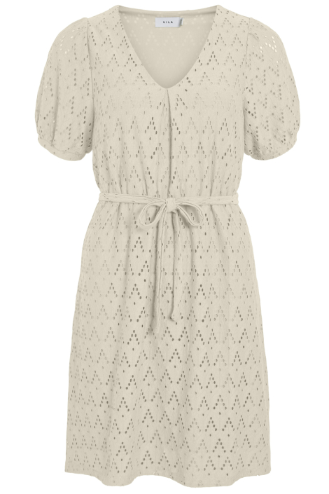 Vila beige dames jurk