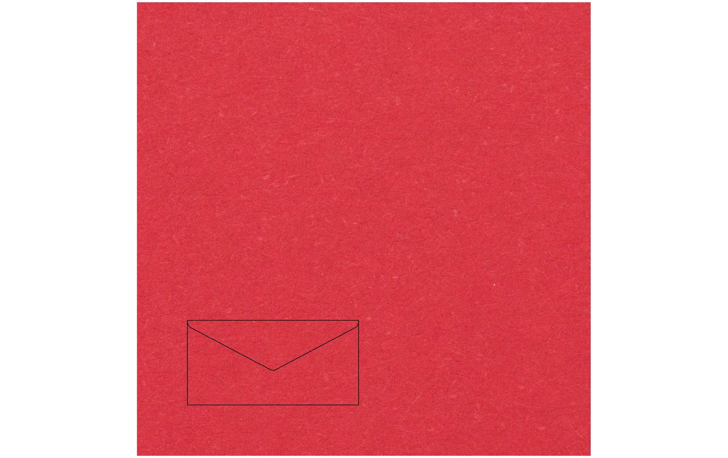 Paper Poetry Essentials DL Umschlag RotKuvert DIN Lang
