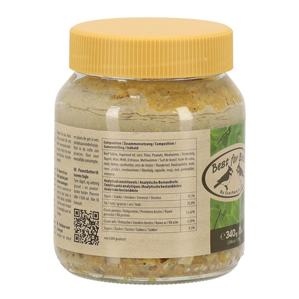 Beurre de cacahuète pour oiseaux