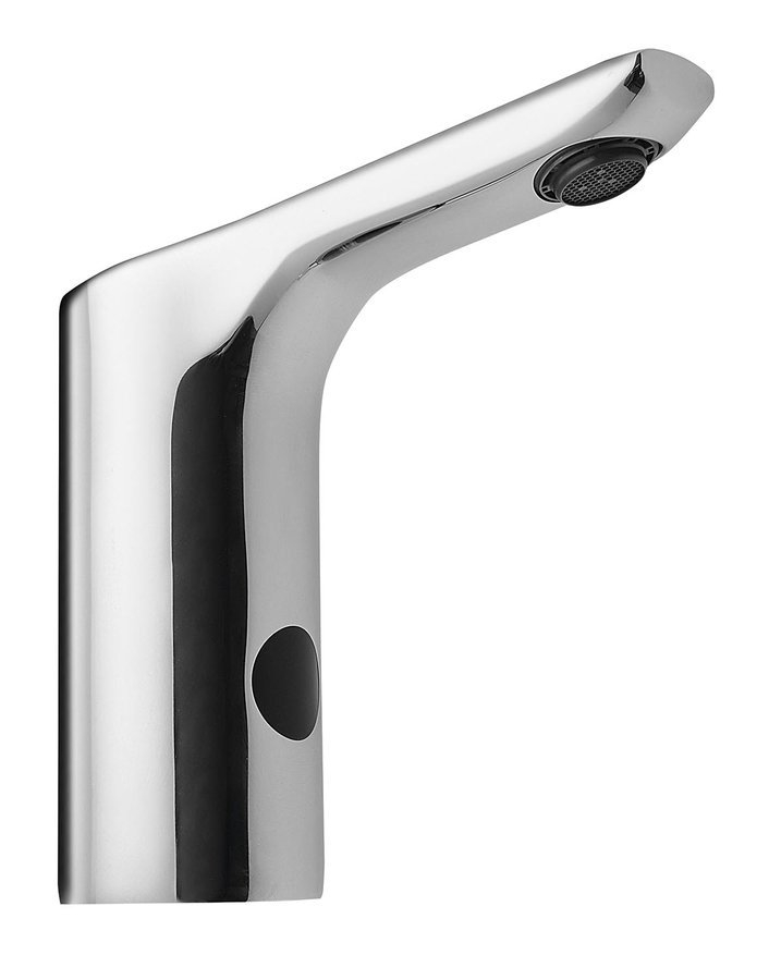 Sapho infrarood wastafelkraan 6V DC chroom