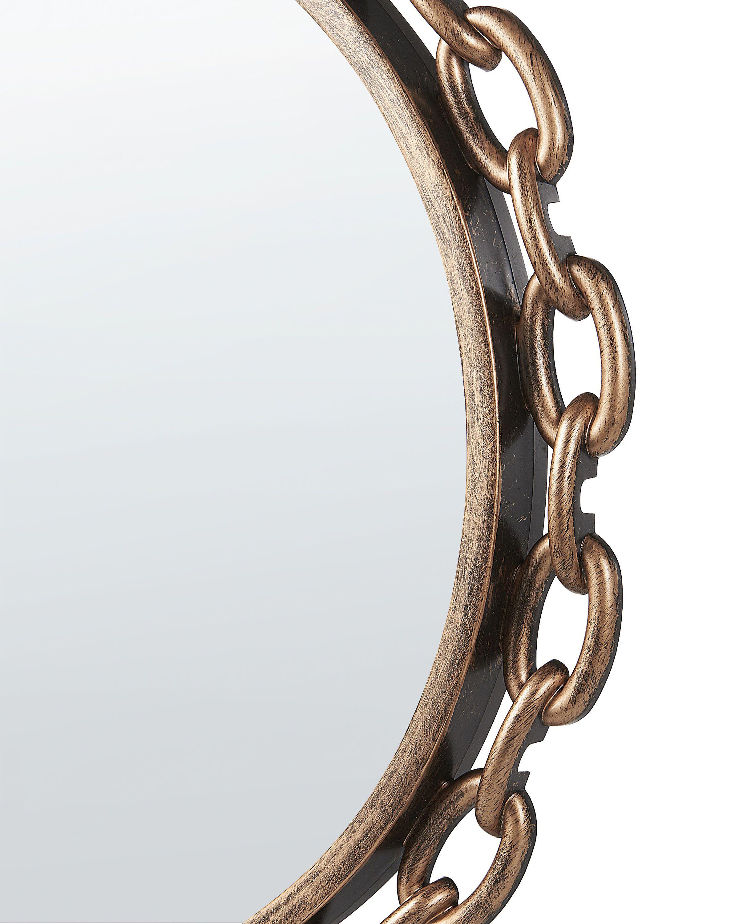 Wandspiegel YEBRA 46 cm 46 cm Goud