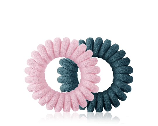 Invisibobble Power Haargummi-Ring mit gestärkter Spiralform Rose and Ice 3-Stück