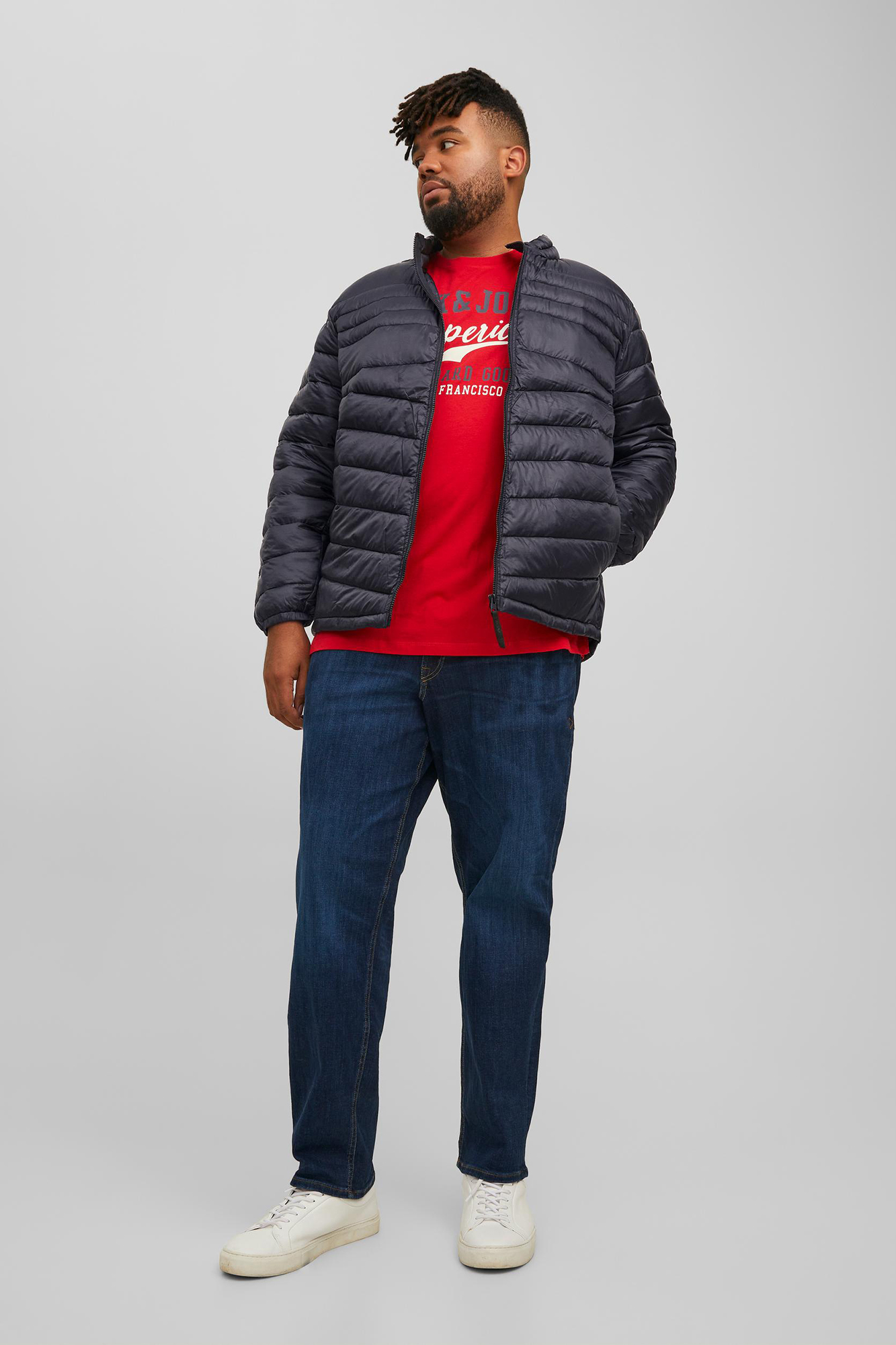 Jaqueta acolchoada estilo puffer PLUS
