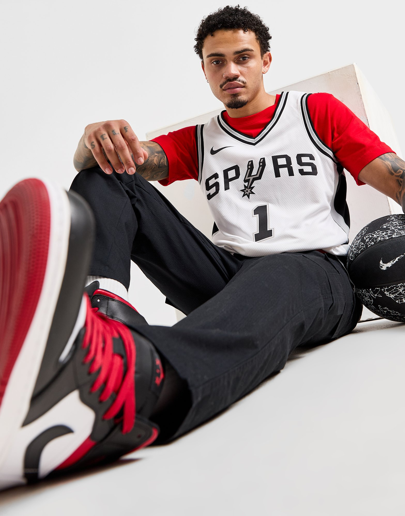Nike Maillot NBA San Antonio Spurs Wembanyama #1 Homme