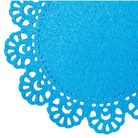 Folia Filzrähmchen Ton in Ton blau