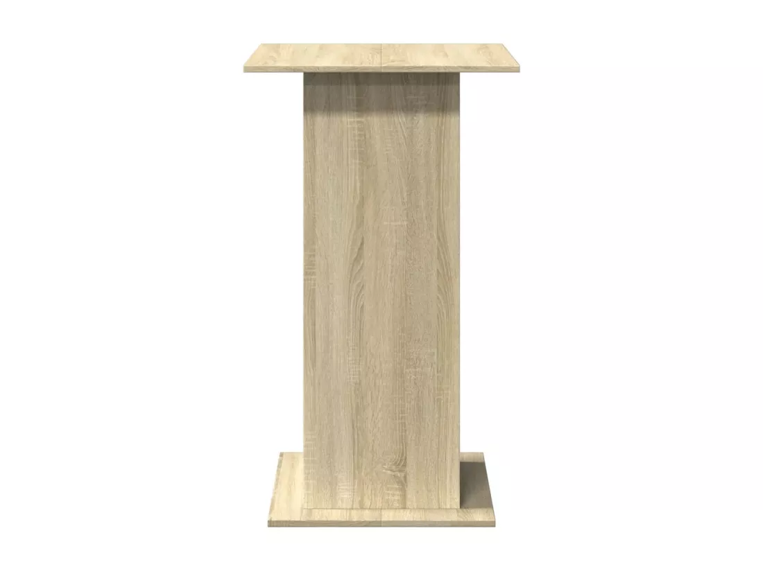 Table de bar avec rangement chêne sonoma bois d'ingénierie