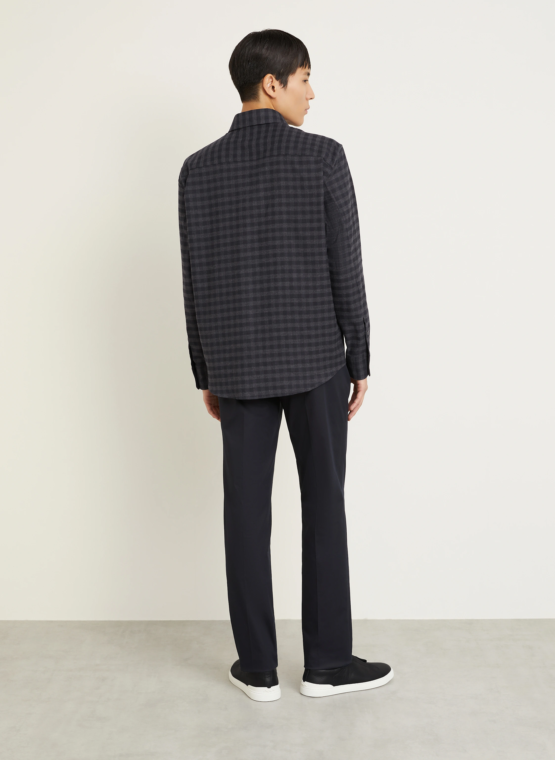 ZEGNA Flanellhemd Regular Fit