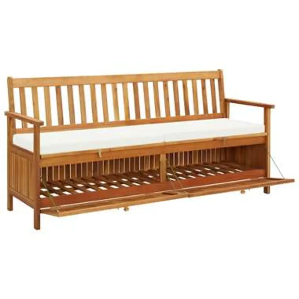 vidaXL - Bank - Bruin - Hout - 170 cm