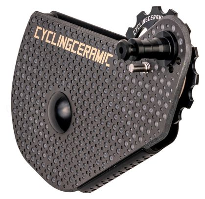 Chape de Dérailleur CyclingCeramic Oversized Aero Cage 14/19T pour Dérailleur Shimano Ultegra (R8000/50) / Dura-Ace (R9100/50) 11V Noir