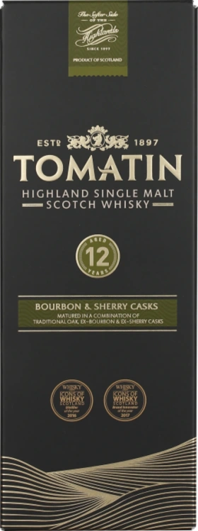 TOMATIN 12 YEARS SINGLE MALT 70CL
