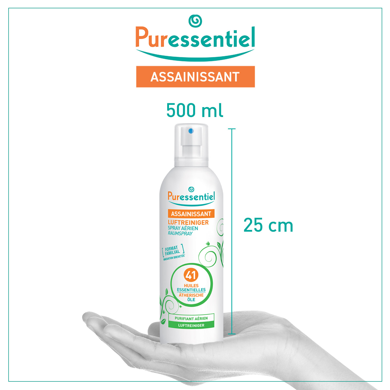 Puressentiel Reinigender Luftspray 41 ätherische Öle 500 ml