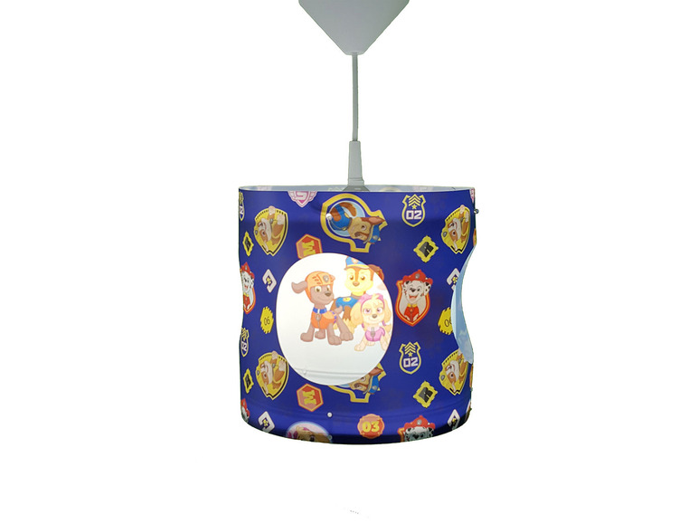 Draaibare hanglamp Paw Patrol, in hoogte verstelbaar