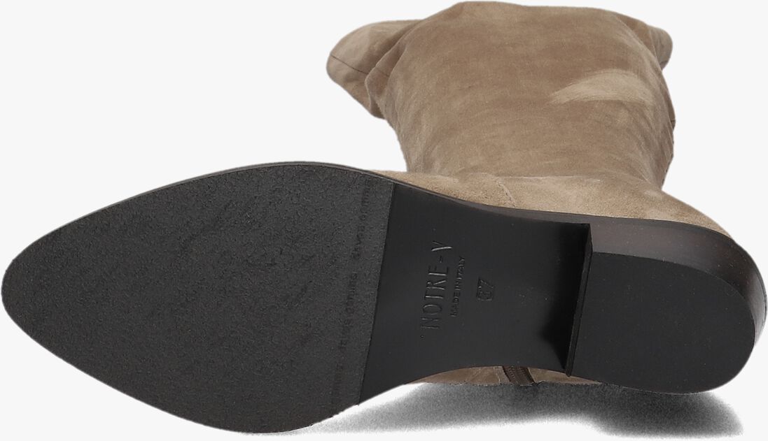 taupe notre-v hoge laarzen 394492