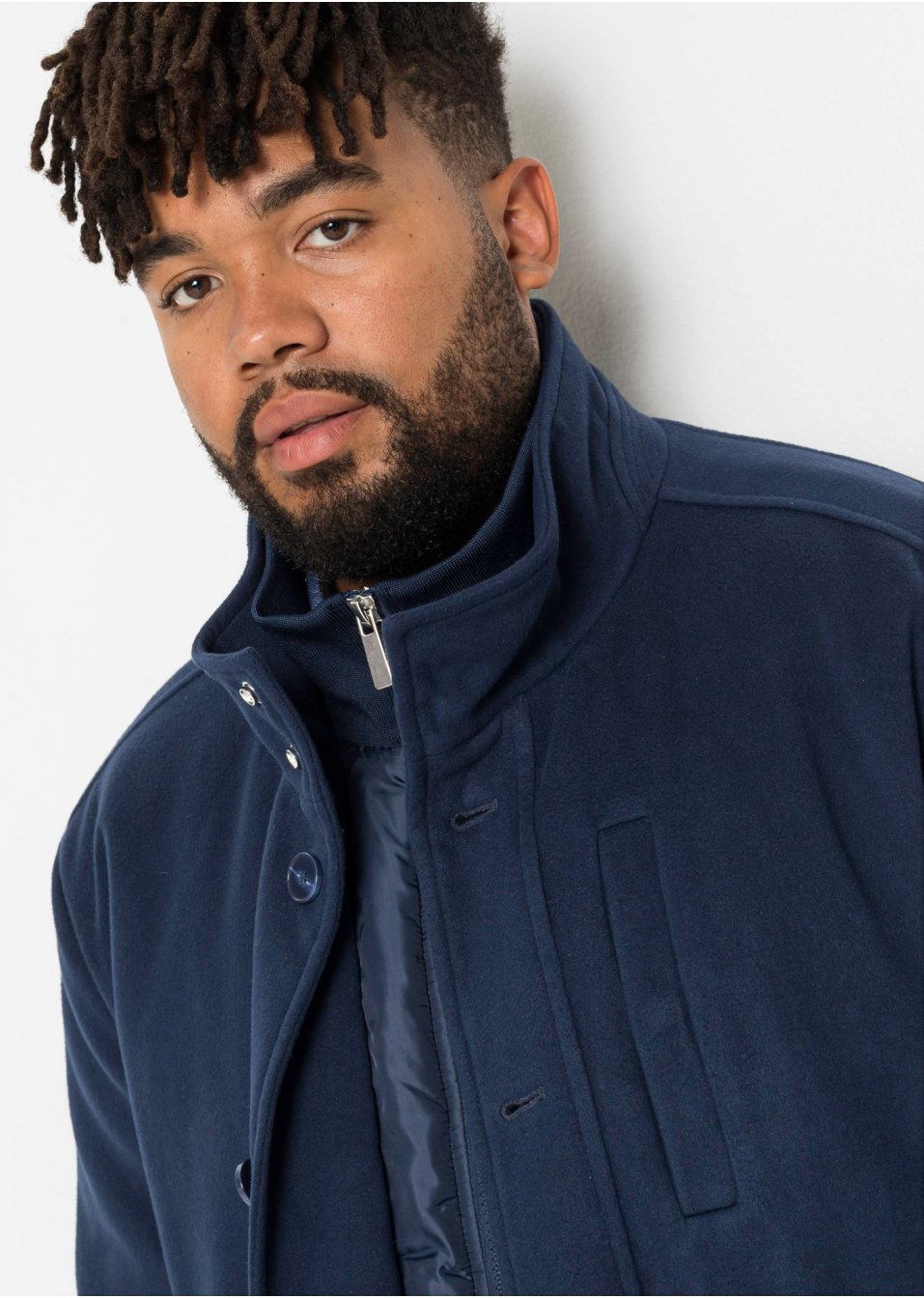 Veste outdoor en imitation laine