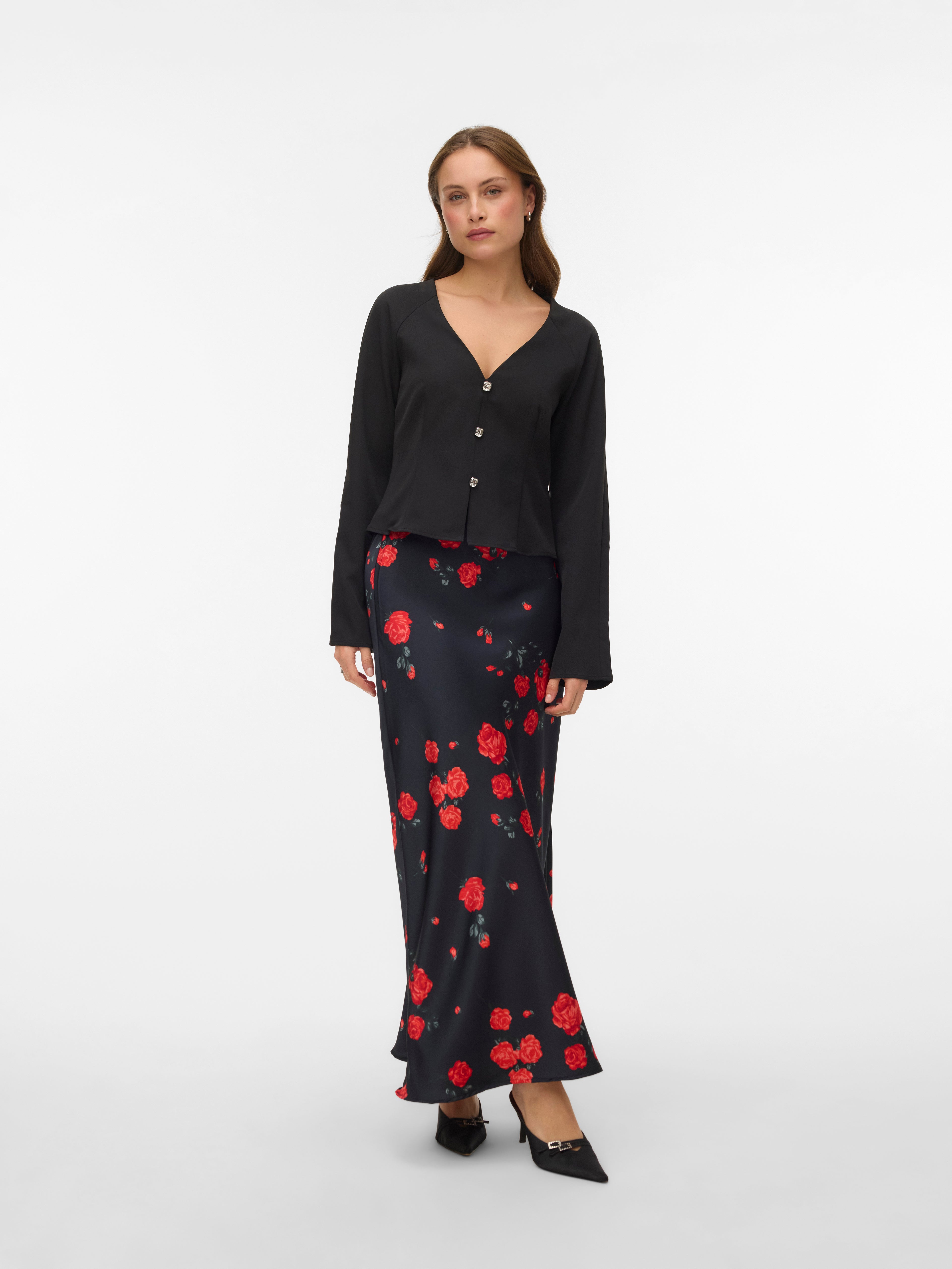 VMLIVIA High waist Lange rok