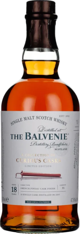 BALVENIE 18 YEARS A COLLECTION OF CURIOUS CASKS 70CL