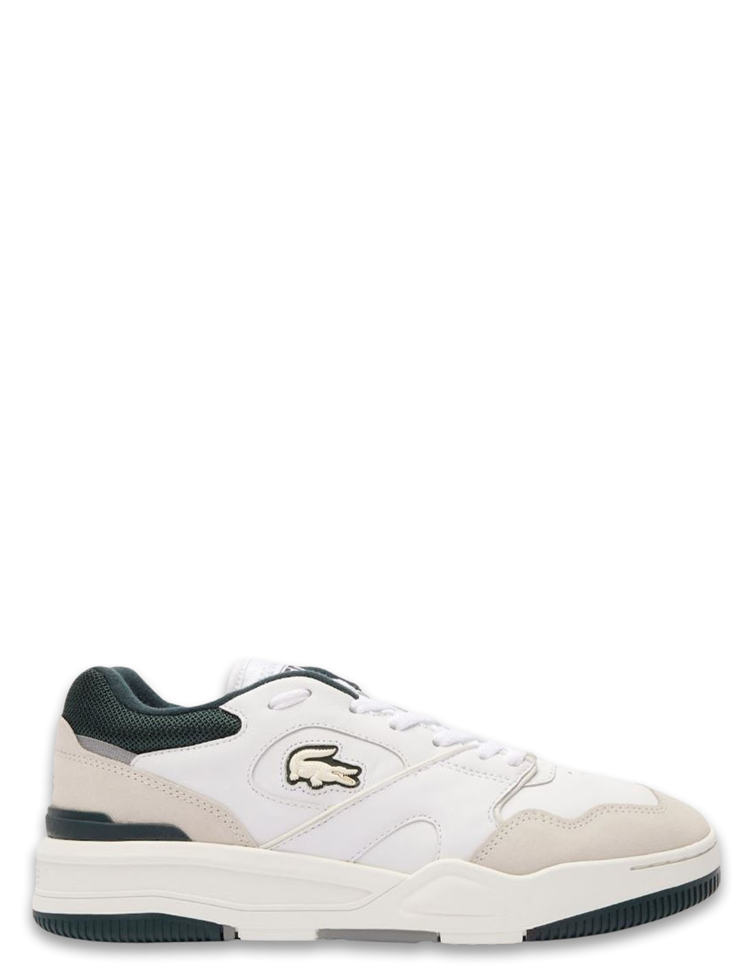 lacoste Sneakers lineshot homme blanc/beige