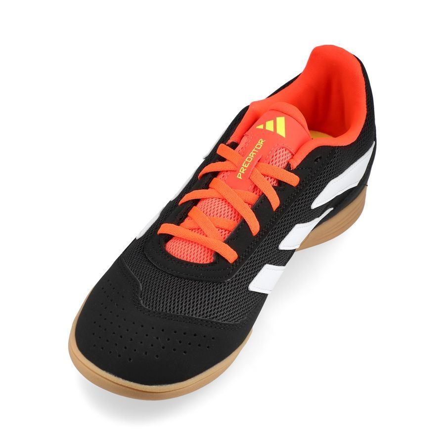 adidas Predator Club Sala IN Solar Energy - Noir/Blanc/Rouge Enfant