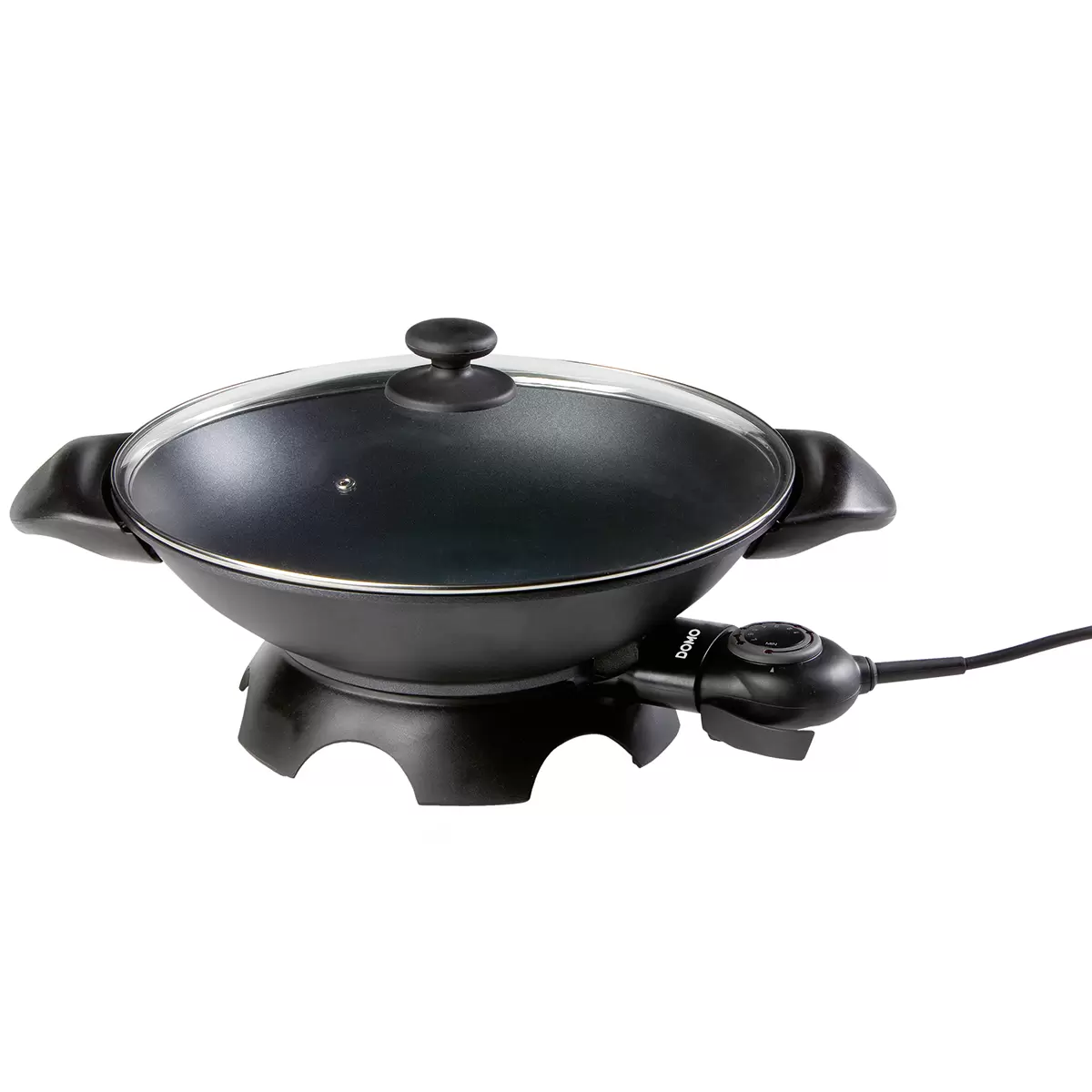 Elektrischer Wok 5 Liter Domo Schwarz