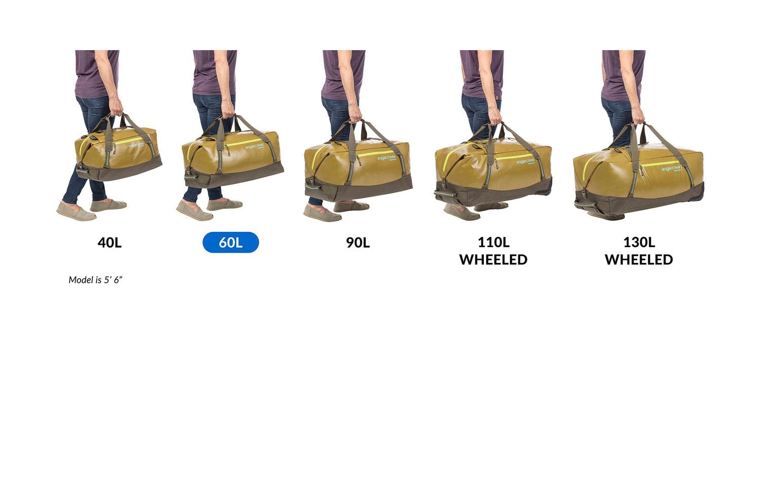 Duffle Bag Migrate 60 l<br>Umweltfreundliches Duffelbag