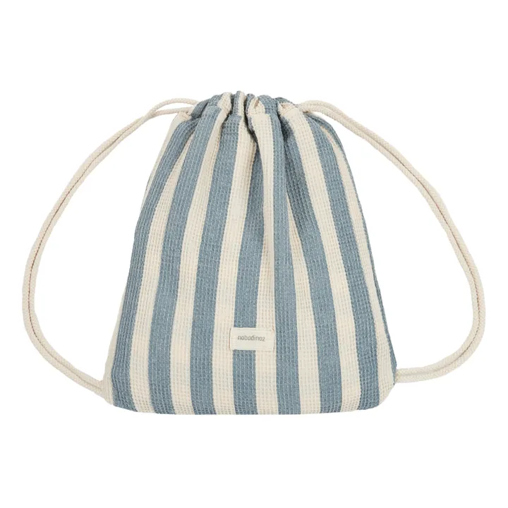Nobodinoz Sac et serviette de plage Portofino | Bleu
