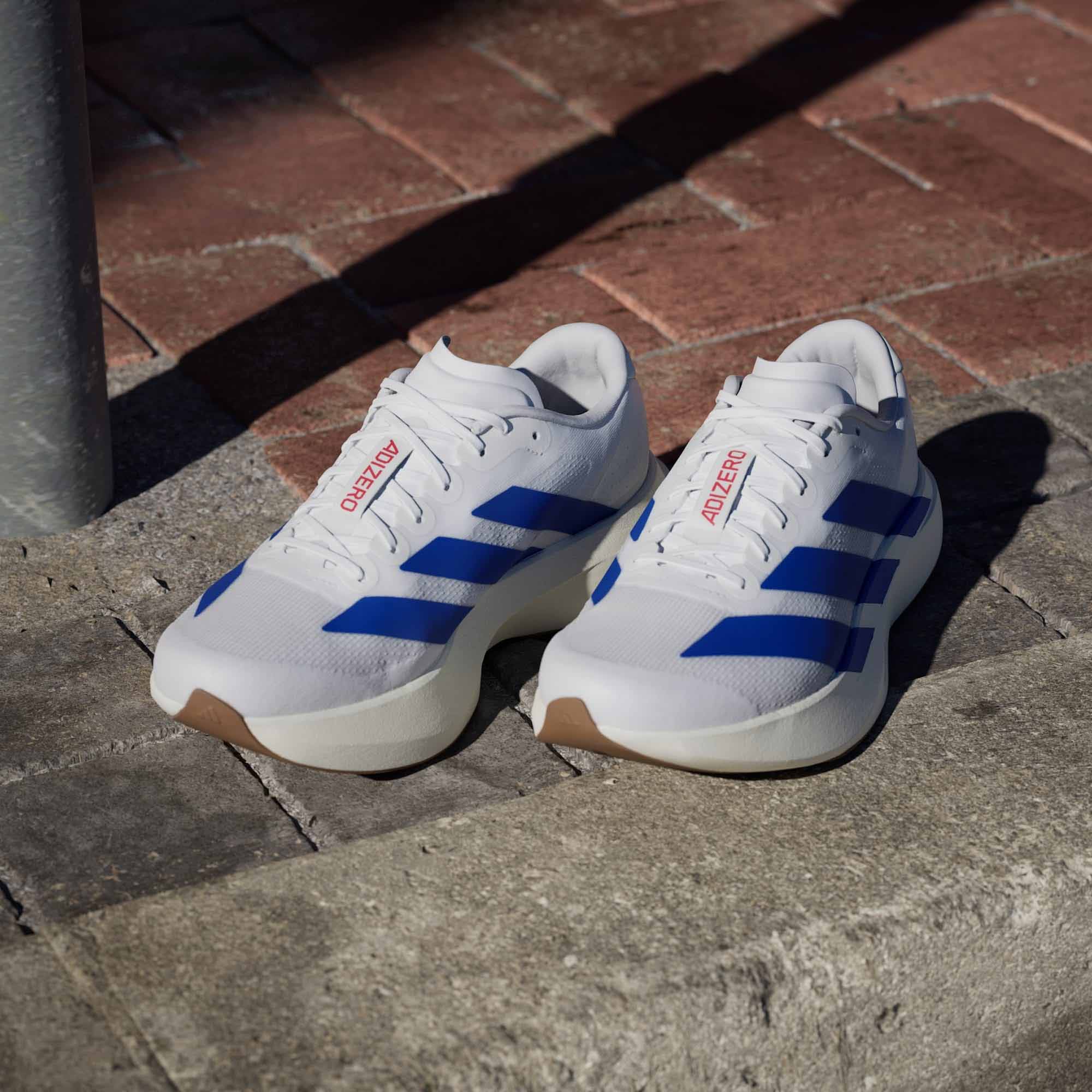 Adizero Evo SL Herre Cloud White/Royal Blue/Pure Ruby